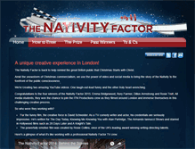 Tablet Screenshot of nativityfactor.com